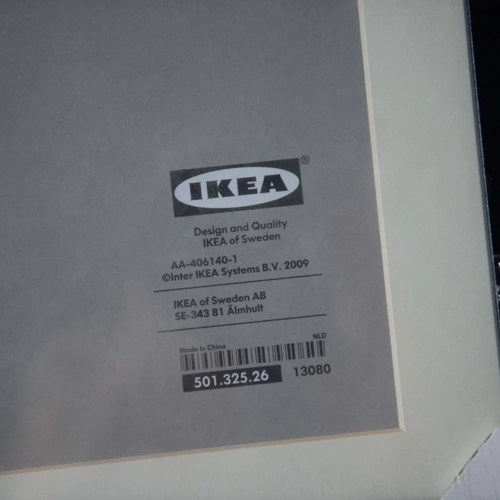 Vintage 1999 IKEA Ribba Wood Photo Frame for 3 5x7